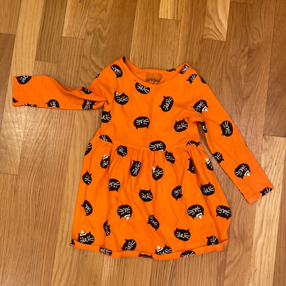 Cat & Jack Dresses 3t Cat And Jack Halloween Dress With Cats Poshmark